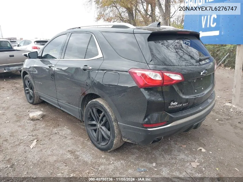 2020 Chevrolet Equinox Awd Premier 2.0L Turbo VIN: 2GNAXYEX7L6276747 Lot: 40780736