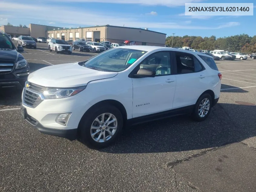 2020 Chevrolet Equinox Awd Ls VIN: 2GNAXSEV3L6201460 Lot: 40780913