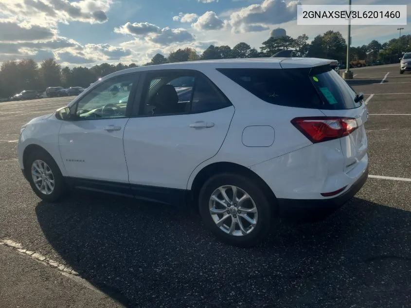 2020 Chevrolet Equinox Awd Ls VIN: 2GNAXSEV3L6201460 Lot: 40780913