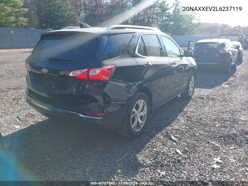 2020 Chevrolet Equinox Awd Premier 1.5L Turbo VIN: 2GNAXXEV2L6237119 Lot: 40787962