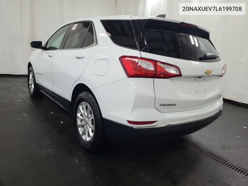 2020 Chevrolet Equinox Lt VIN: 2GNAXUEV7L6199708 Lot: 40793709