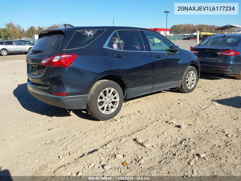 2020 Chevrolet Equinox Fwd 2Fl VIN: 2GNAXJEV1L6177234 Lot: 40799504