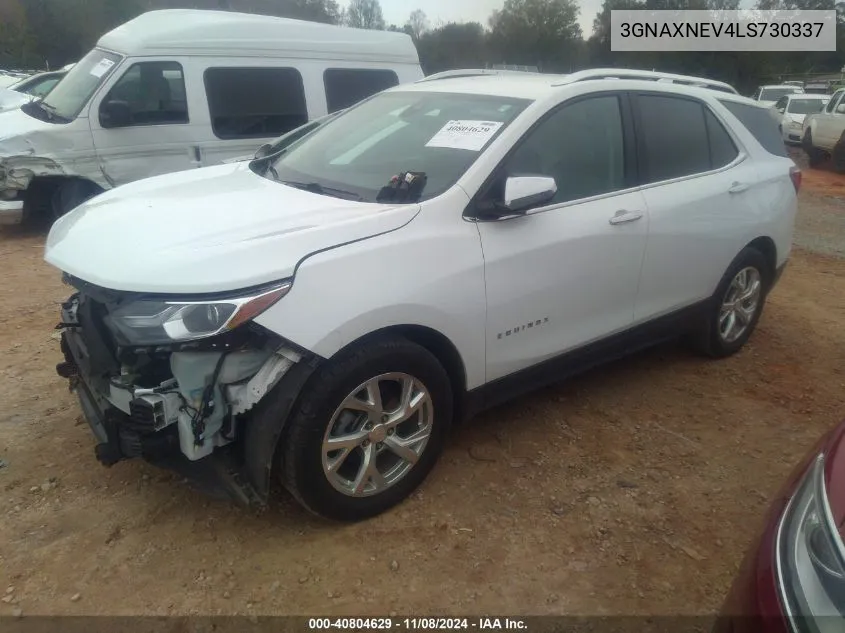 2020 Chevrolet Equinox Fwd Premier 1.5L Turbo VIN: 3GNAXNEV4LS730337 Lot: 40804629