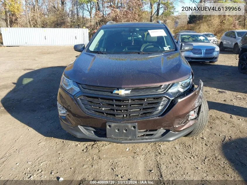 2020 Chevrolet Equinox Awd Lt 1.5L Turbo VIN: 2GNAXUEV4L6139966 Lot: 40809728