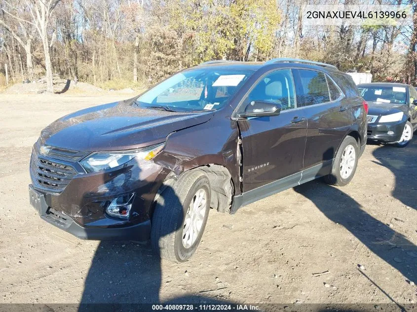 2020 Chevrolet Equinox Awd Lt 1.5L Turbo VIN: 2GNAXUEV4L6139966 Lot: 40809728