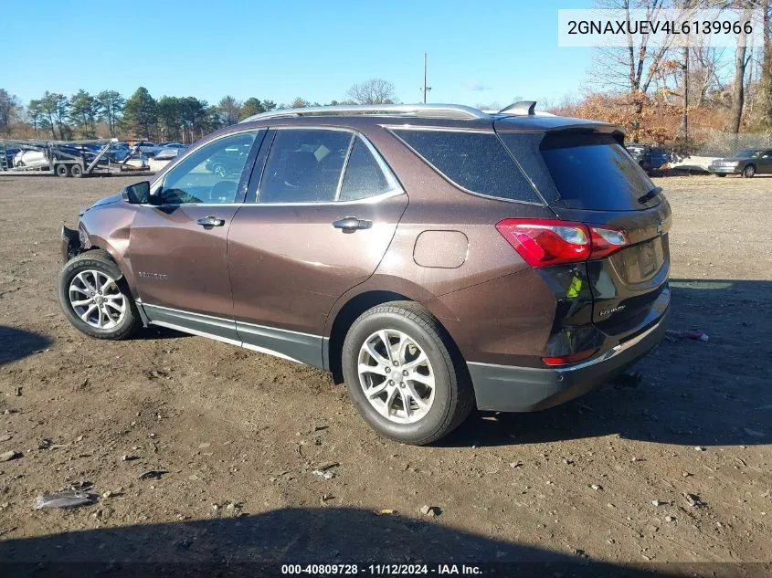 2020 Chevrolet Equinox Awd Lt 1.5L Turbo VIN: 2GNAXUEV4L6139966 Lot: 40809728