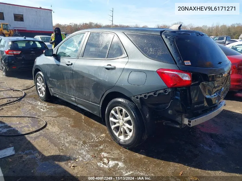 2GNAXHEV9L6171271 2020 Chevrolet Equinox Fwd Ls