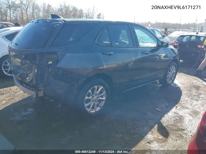 2GNAXHEV9L6171271 2020 Chevrolet Equinox Fwd Ls