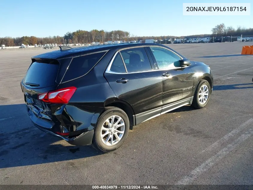 2020 Chevrolet Equinox Fwd 2Fl VIN: 2GNAXJEV9L6187154 Lot: 40834979