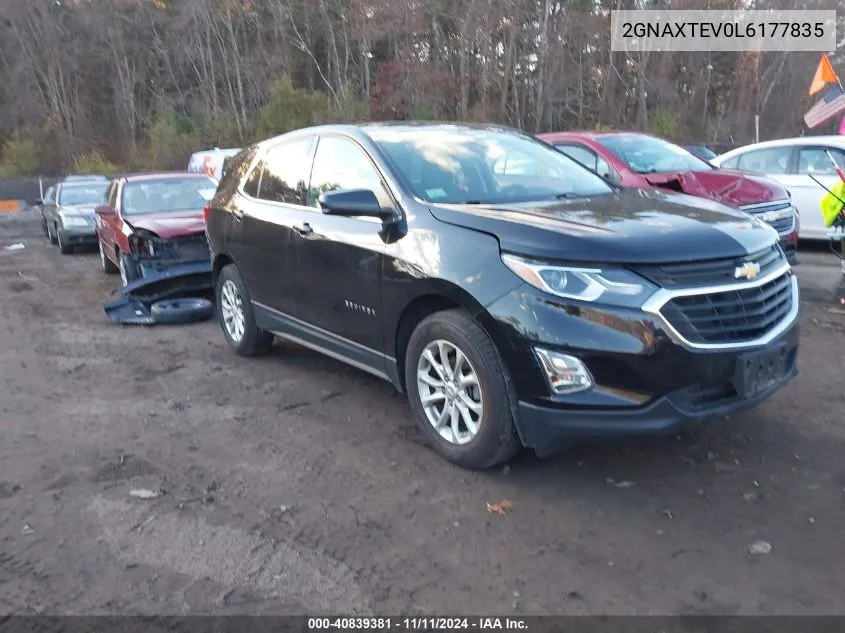 2020 Chevrolet Equinox Awd 2Fl VIN: 2GNAXTEV0L6177835 Lot: 40839381