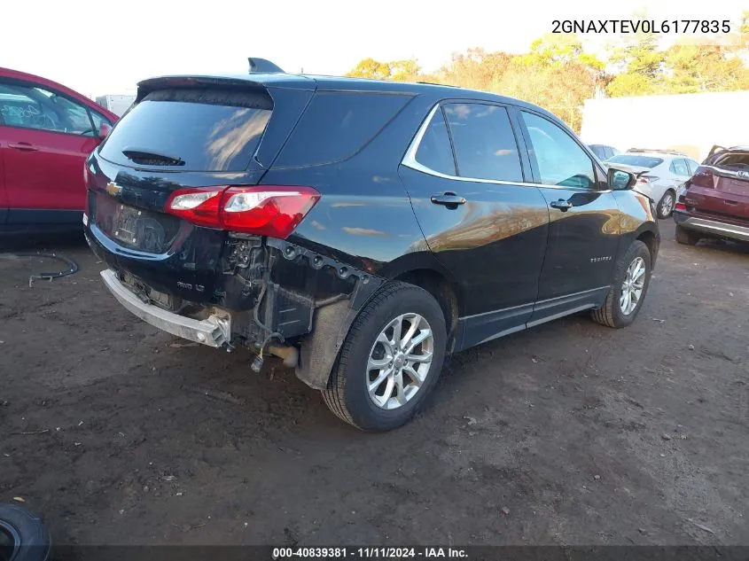 2020 Chevrolet Equinox Awd 2Fl VIN: 2GNAXTEV0L6177835 Lot: 40839381