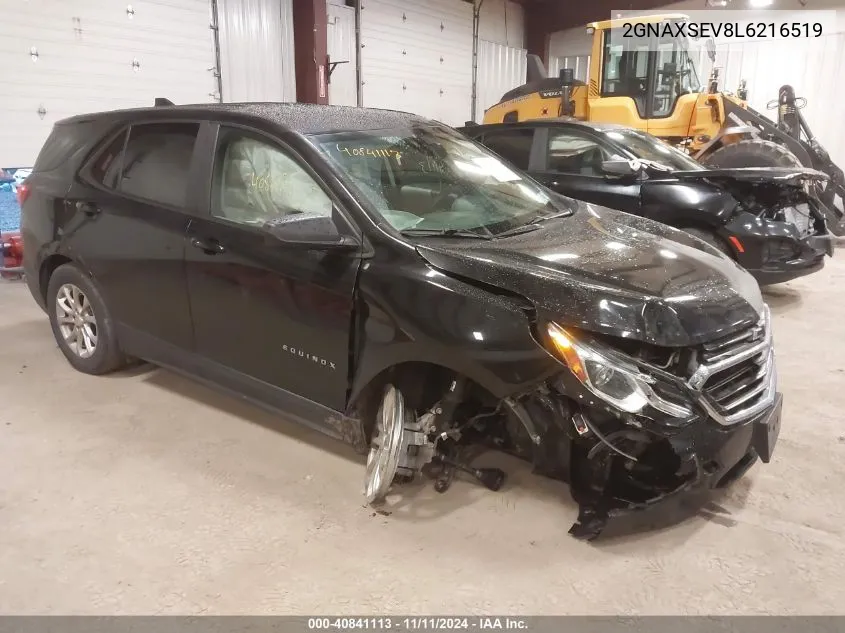 2020 Chevrolet Equinox Awd Ls VIN: 2GNAXSEV8L6216519 Lot: 40841113