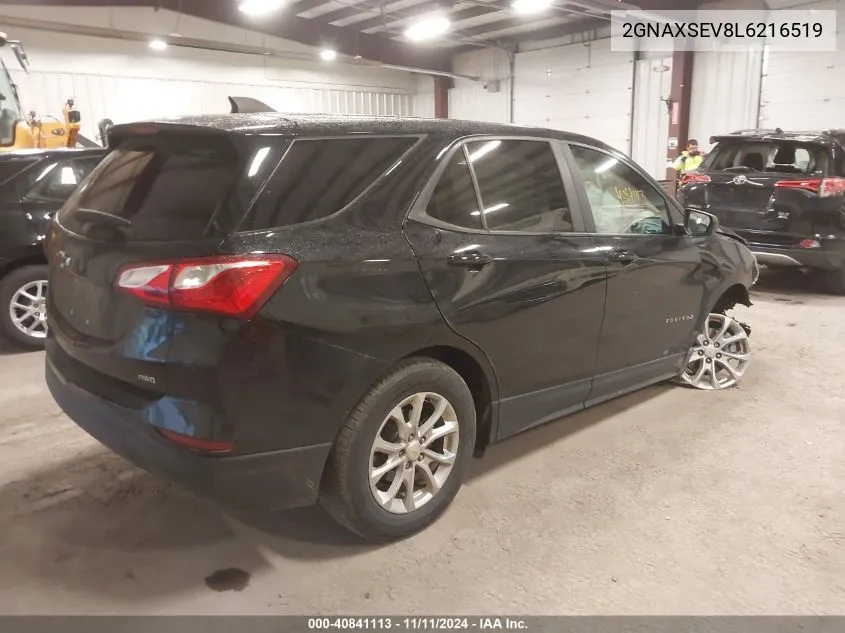 2020 Chevrolet Equinox Awd Ls VIN: 2GNAXSEV8L6216519 Lot: 40841113