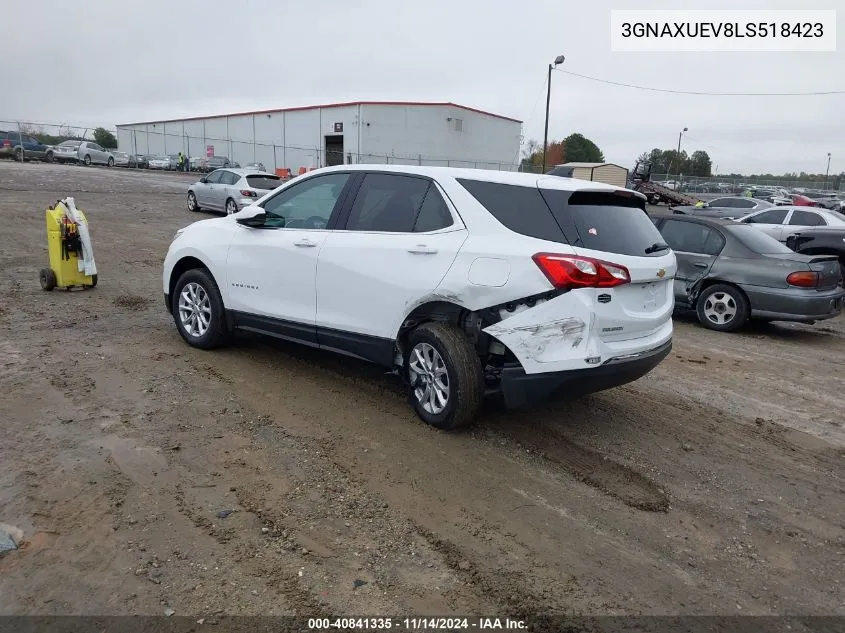 2020 Chevrolet Equinox Awd Lt 1.5L Turbo VIN: 3GNAXUEV8LS518423 Lot: 40841335