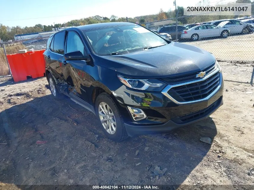 2020 Chevrolet Equinox Fwd Lt 1.5L Turbo VIN: 2GNAXKEV1L6141047 Lot: 40842104