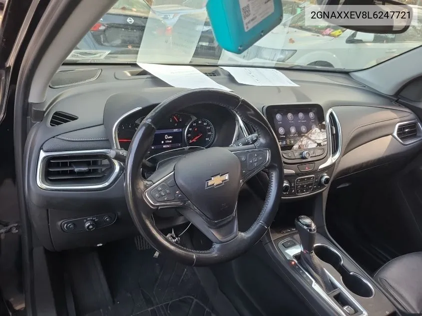 2020 Chevrolet Equinox Premier VIN: 2GNAXXEV8L6247721 Lot: 40859044