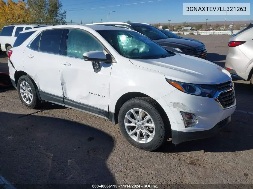 2020 Chevrolet Equinox Awd 2Fl VIN: 3GNAXTEV7LL321263 Lot: 40866115