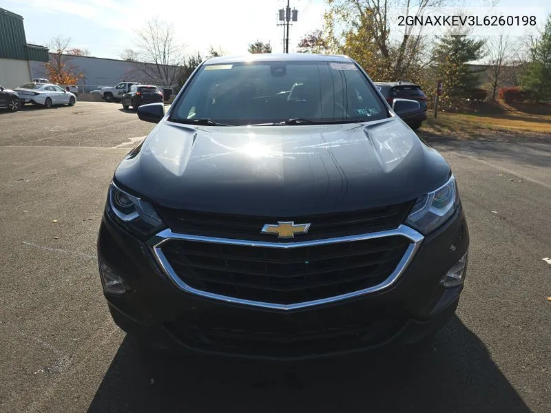 2020 Chevrolet Equinox Fwd Lt 1.5L Turbo VIN: 2GNAXKEV3L6260198 Lot: 40866961