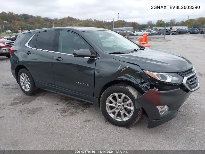 2020 Chevrolet Equinox Awd 2Fl VIN: 3GNAXTEV3LS603390 Lot: 40870150