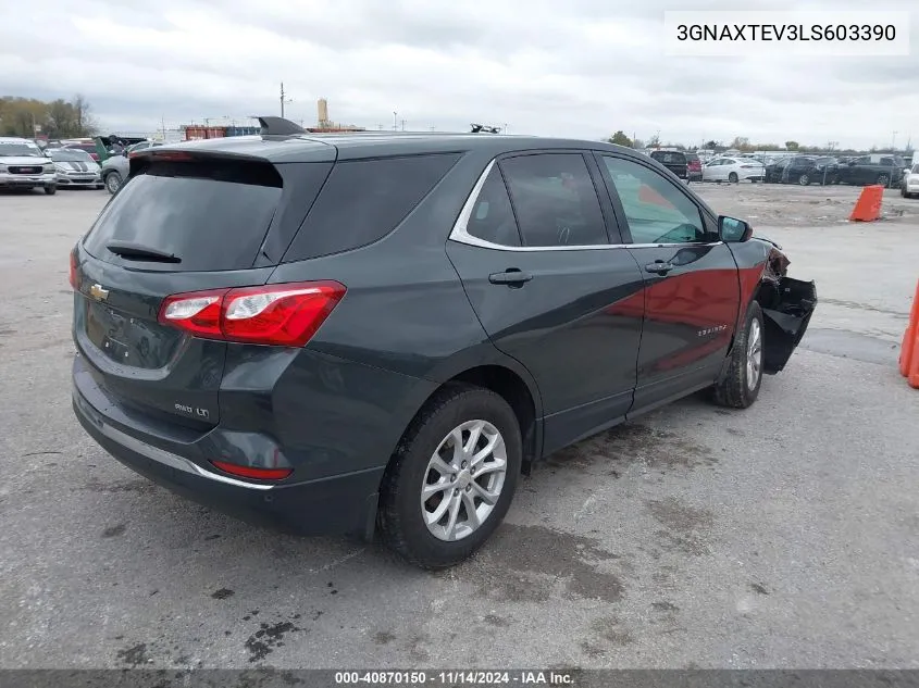 2020 Chevrolet Equinox Awd 2Fl VIN: 3GNAXTEV3LS603390 Lot: 40870150