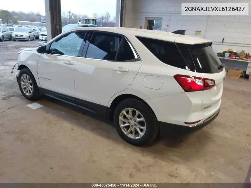 2020 Chevrolet Equinox Fwd 2Fl VIN: 2GNAXJEVXL6126427 Lot: 40875458