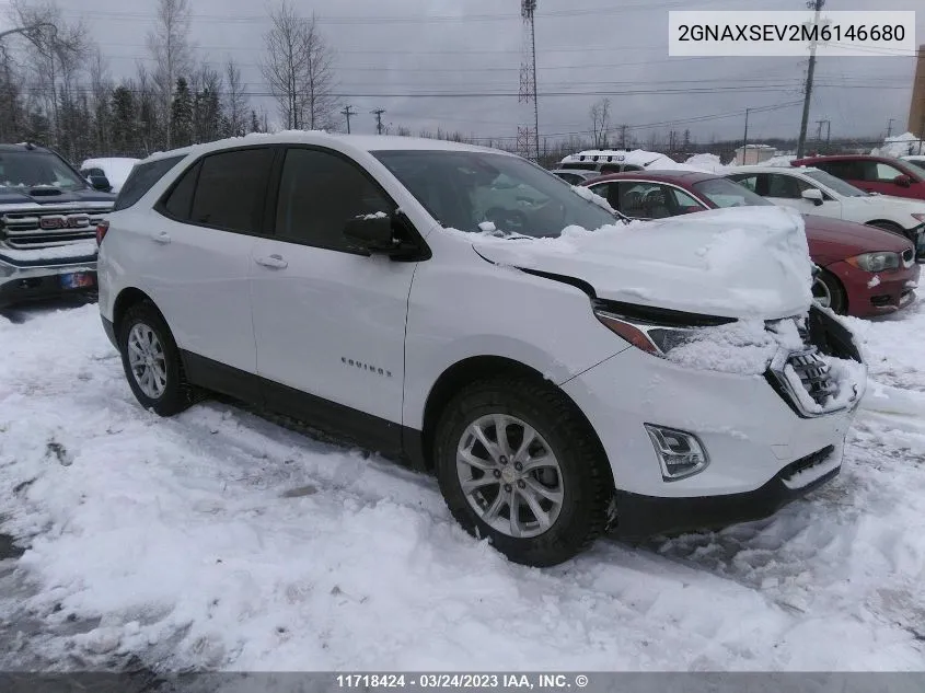 2021 Chevrolet Equinox Ls VIN: 2GNAXSEV2M6146680 Lot: 11718424