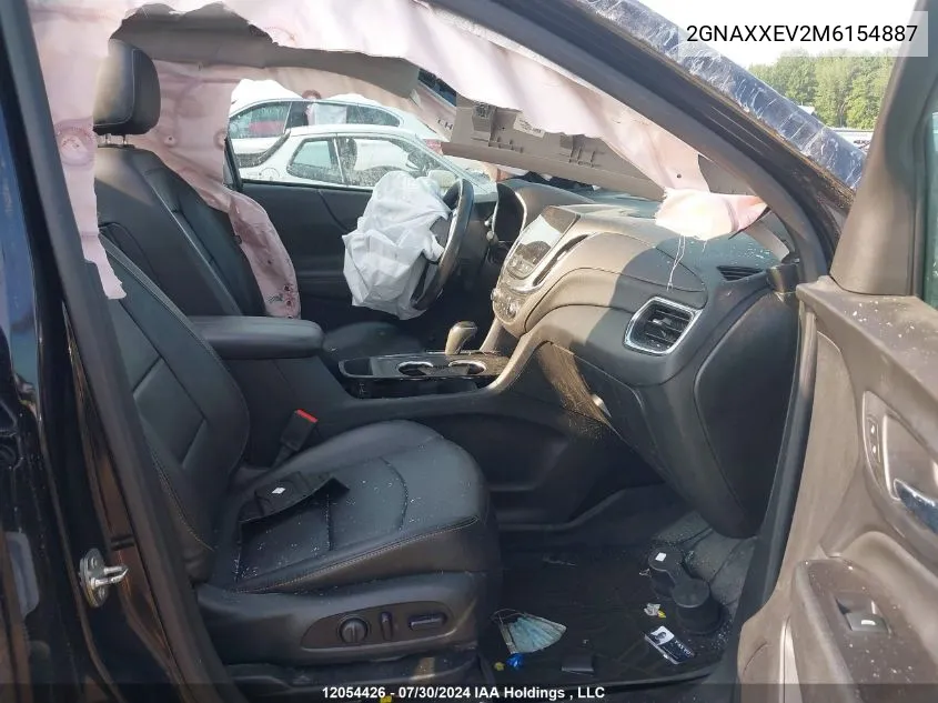 2GNAXXEV2M6154887 2021 Chevrolet Equinox Premier