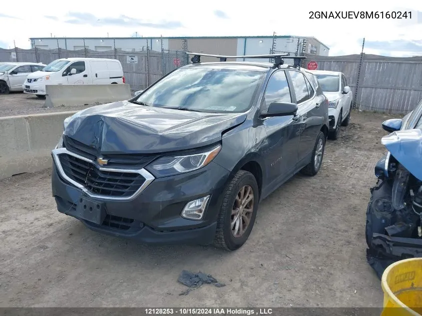 2GNAXUEV8M6160241 2021 Chevrolet Equinox