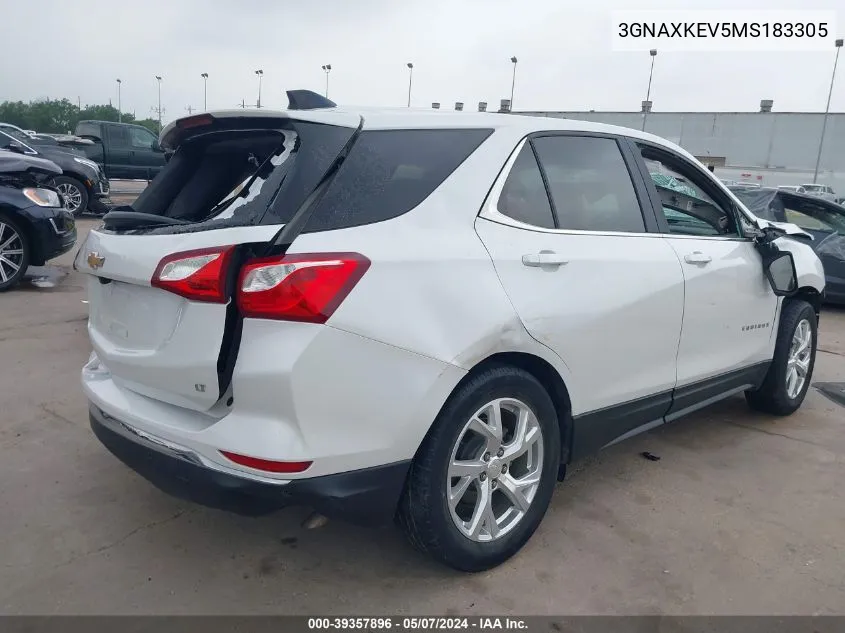 3GNAXKEV5MS183305 2021 Chevrolet Equinox Fwd Lt