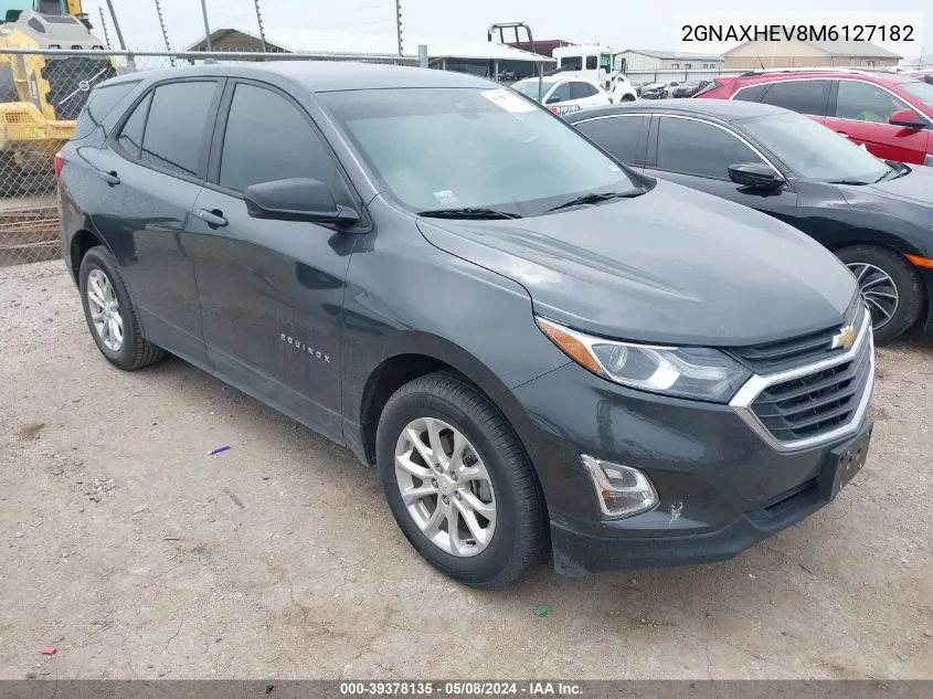 2021 Chevrolet Equinox Fwd Ls VIN: 2GNAXHEV8M6127182 Lot: 39378135