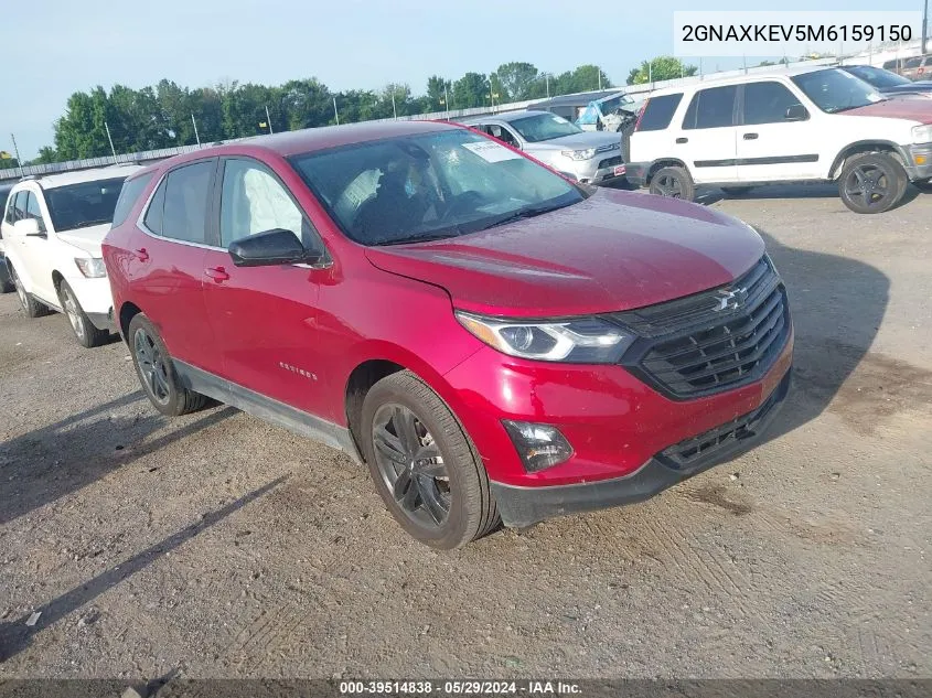 2021 Chevrolet Equinox Fwd Lt VIN: 2GNAXKEV5M6159150 Lot: 39514838