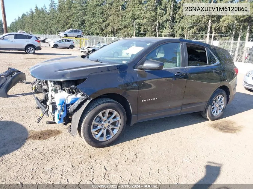 2021 Chevrolet Equinox Awd Lt VIN: 2GNAXUEV1M6120860 Lot: 39823922