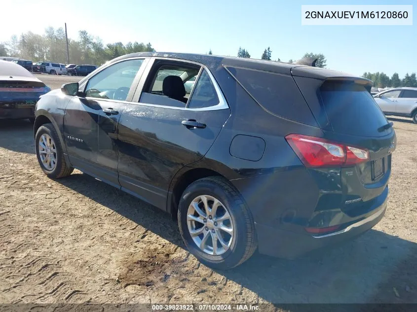 2021 Chevrolet Equinox Awd Lt VIN: 2GNAXUEV1M6120860 Lot: 39823922