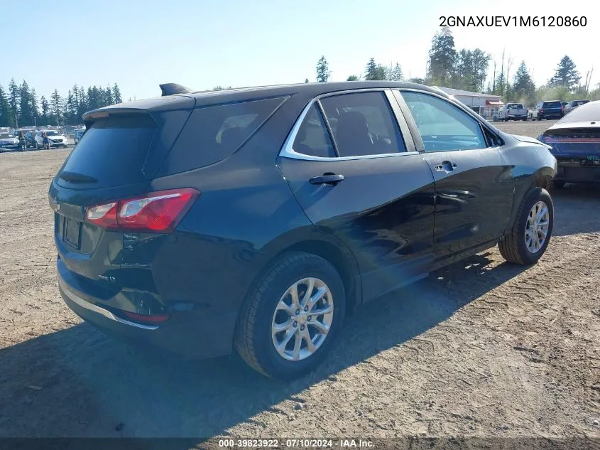 2021 Chevrolet Equinox Awd Lt VIN: 2GNAXUEV1M6120860 Lot: 39823922