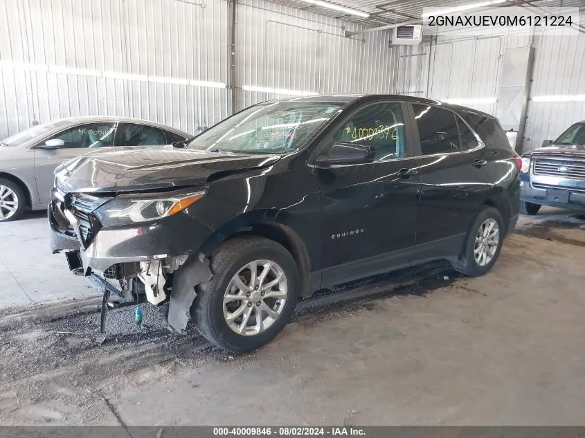 2021 Chevrolet Equinox Awd Lt VIN: 2GNAXUEV0M6121224 Lot: 40009846