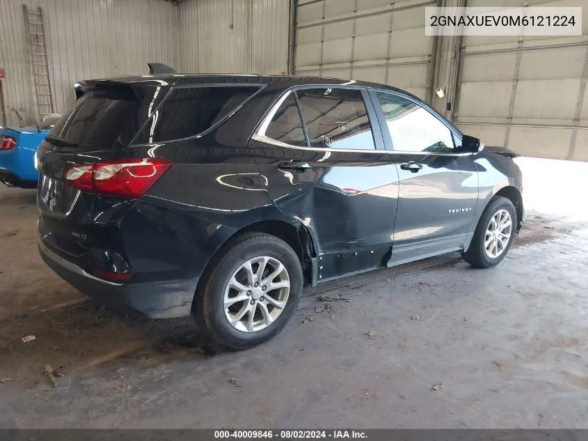 2021 Chevrolet Equinox Awd Lt VIN: 2GNAXUEV0M6121224 Lot: 40009846