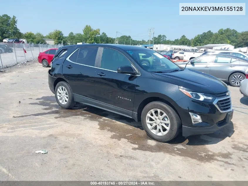 2021 Chevrolet Equinox Fwd Lt VIN: 2GNAXKEV3M6155128 Lot: 40193745