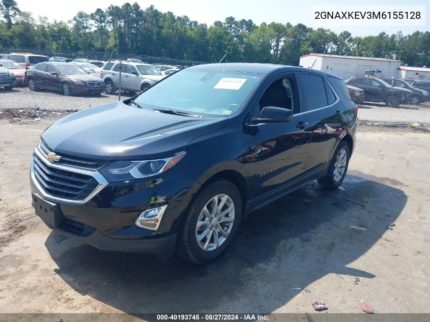 2021 Chevrolet Equinox Fwd Lt VIN: 2GNAXKEV3M6155128 Lot: 40193745