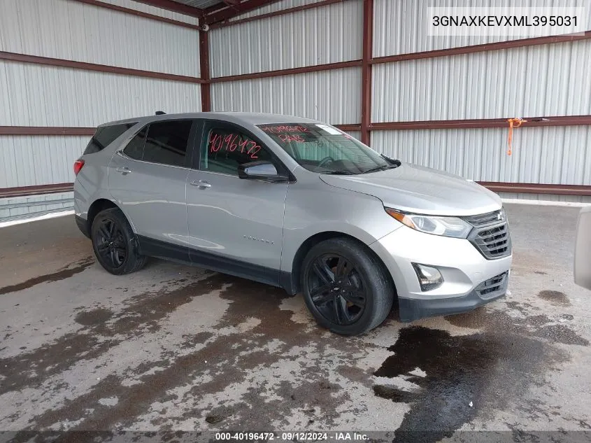 2021 Chevrolet Equinox Fwd Lt VIN: 3GNAXKEVXML395031 Lot: 40196472