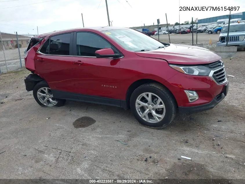 2021 Chevrolet Equinox Awd Lt VIN: 2GNAXUEV7M6154897 Lot: 40223587