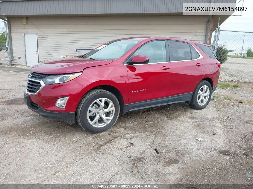 2021 Chevrolet Equinox Awd Lt VIN: 2GNAXUEV7M6154897 Lot: 40223587