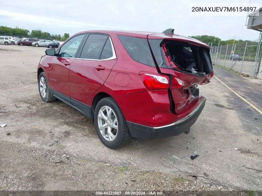 2021 Chevrolet Equinox Awd Lt VIN: 2GNAXUEV7M6154897 Lot: 40223587