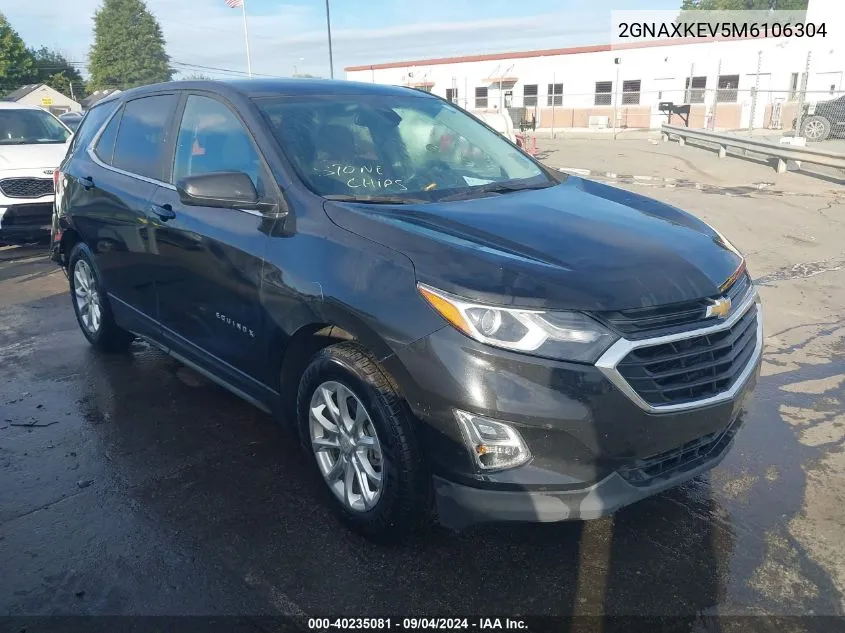 2GNAXKEV5M6106304 2021 Chevrolet Equinox Fwd Lt