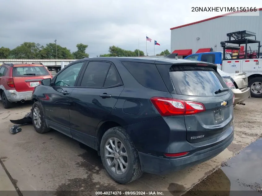 2021 Chevrolet Equinox Ls VIN: 2GNAXHEV1M6156166 Lot: 40274375