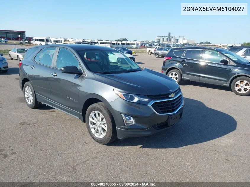 2GNAX5EV4M6104027 2021 Chevrolet Equinox Awd 1Fl