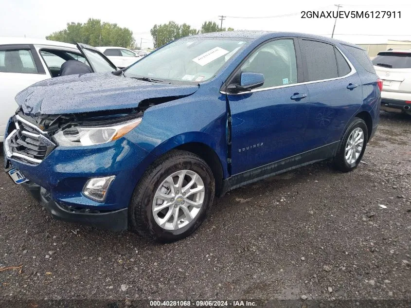 2021 Chevrolet Equinox Awd Lt VIN: 2GNAXUEV5M6127911 Lot: 40281068