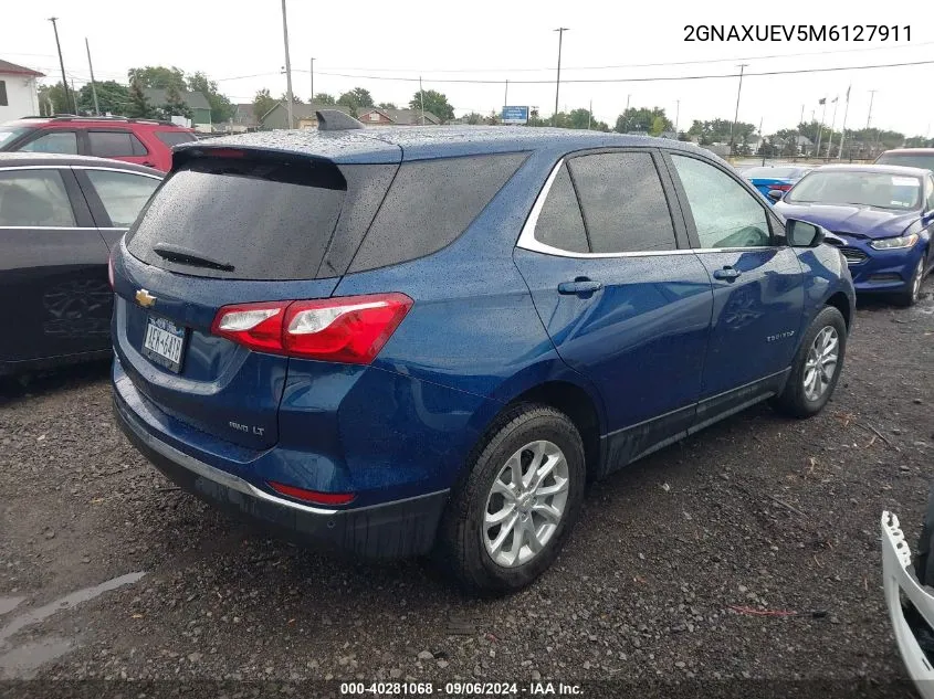 2021 Chevrolet Equinox Awd Lt VIN: 2GNAXUEV5M6127911 Lot: 40281068