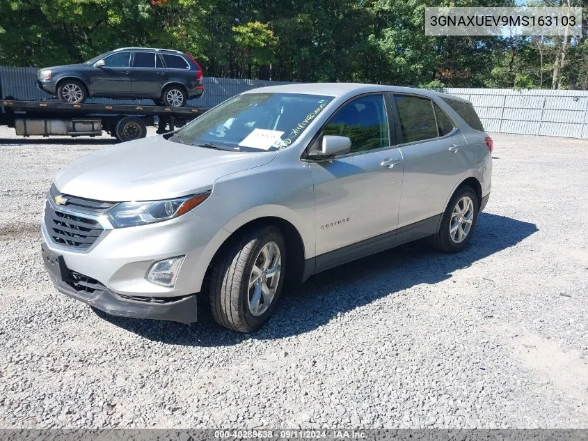 3GNAXUEV9MS163103 2021 Chevrolet Equinox Awd Lt