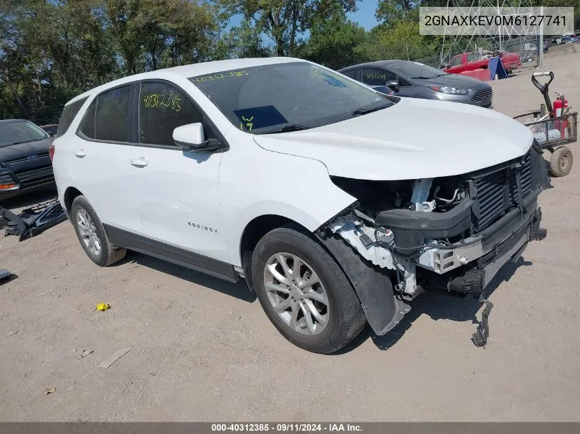 2021 Chevrolet Equinox Fwd Lt VIN: 2GNAXKEV0M6127741 Lot: 40312385