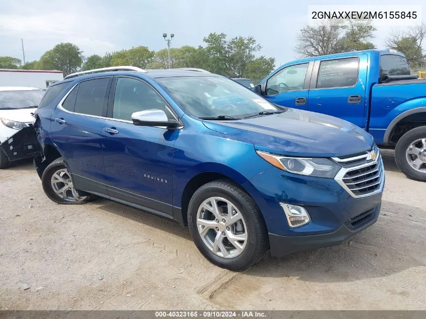 2GNAXXEV2M6155845 2021 Chevrolet Equinox Awd Premier